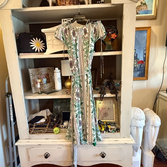 Tory Burch Asilomar Garden Party Asilomar Floral Dress sz 0 - Picture 5 of 7